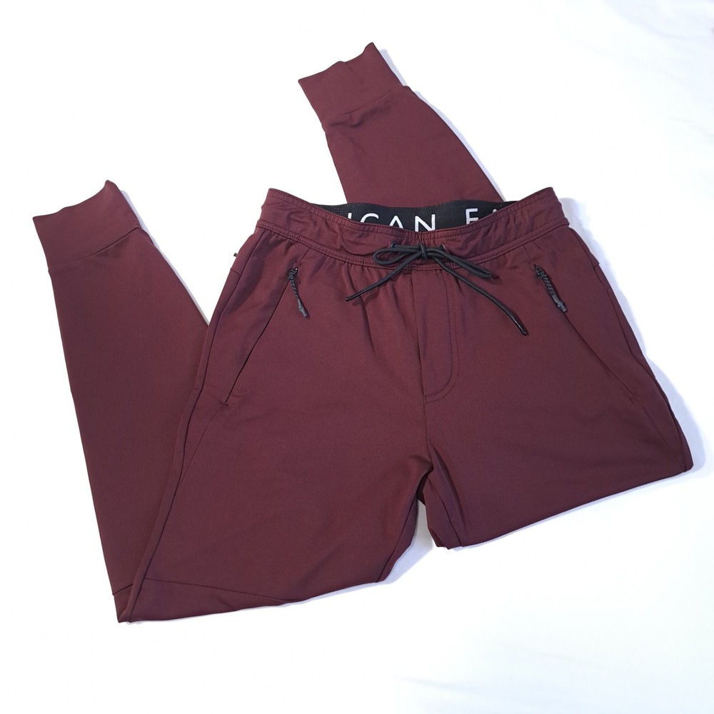 American Eagle Jogger Men's XS Burgundy Activewear Pants Athletic Pants Running